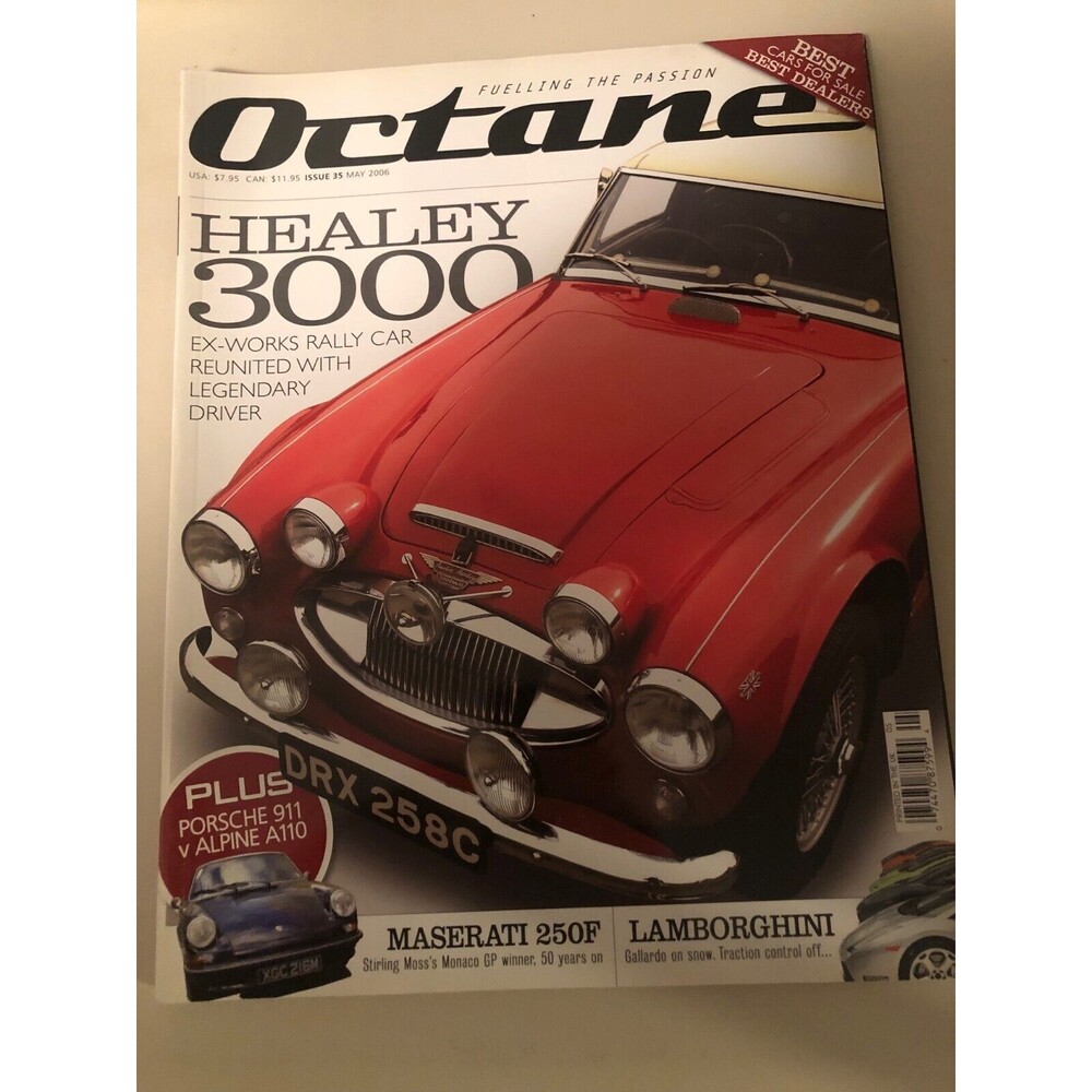 Octane Magazine May 2006 Featuring Austin‎ Healey, Lamborghini, Maserati, Alpine